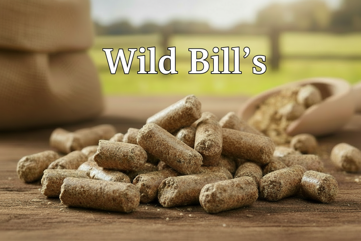 great. keep the image and place the brand "wild bill's" in the upper middle portion of the image