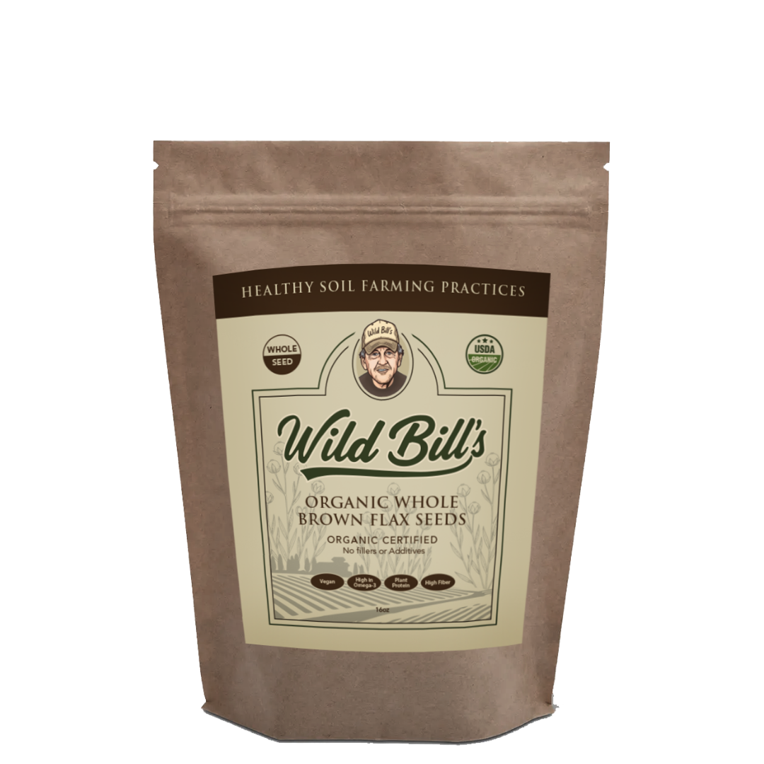 Whole Brown Flaxseeds, USDA Organic