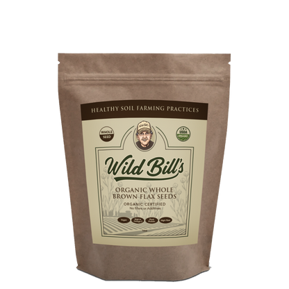 Whole Brown Flaxseeds, USDA Organic