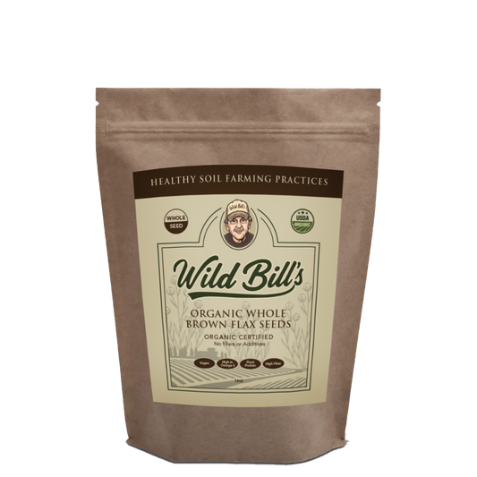 Whole Brown Flaxseeds, USDA Organic