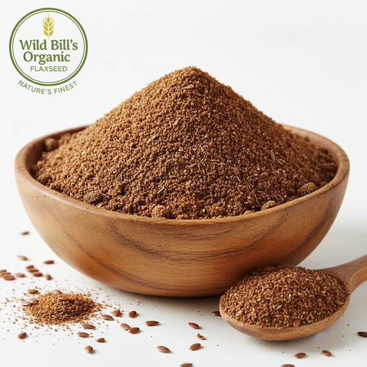 brand" wild bill's, product: organic brown milled flaxseed