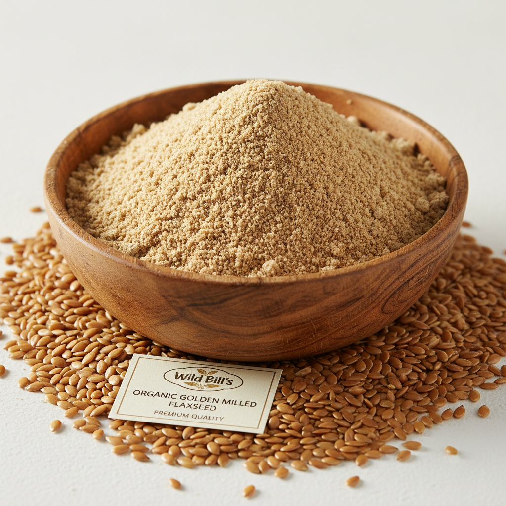 brand wild bill's: product: organic golden milled flaxseed