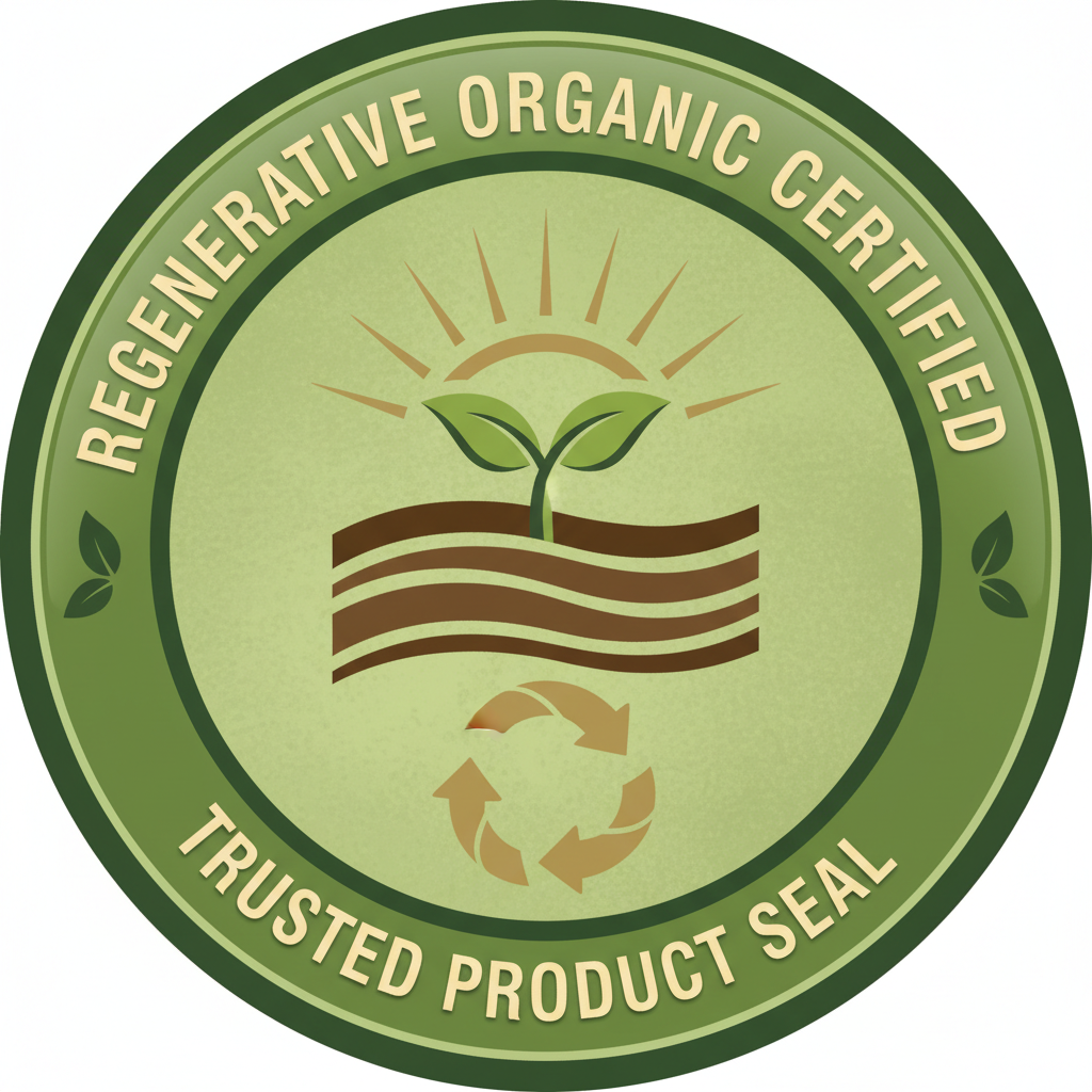 create a regenerative organic certified icon