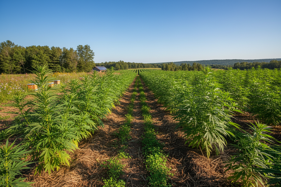 image of regenerative hemp farming